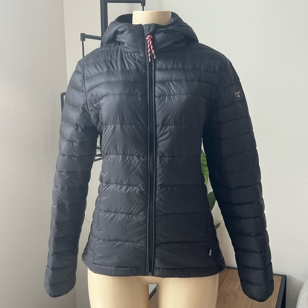 Napapijri Geographic Down Puffer Jacket - Size Medium